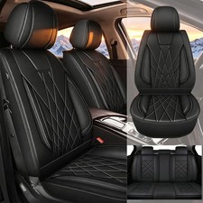Fit For Jeep Liberty 2002-2012 Car Faux Leather 5-seat Covers Protector Pad Set