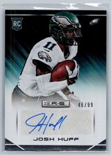 2014 Panini Rookies & Stars Longevity Holofoil Autograph Josh Huff 155 46/99