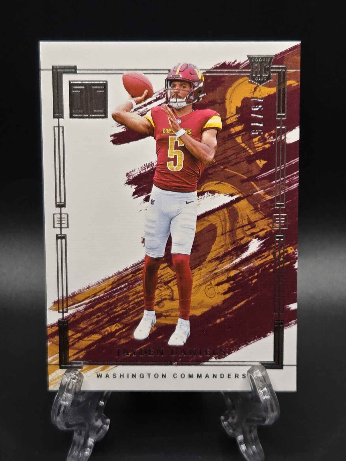 2024 Impeccable Jayden Daniels💥 #75/75💥 RC Rookie #72  Washington Commanders