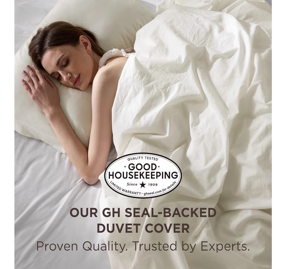 Bedsure - Edredón Completo, Color Crema Completo 100% Algodón Funda Nórdica Lavada. Foto 2 de 4