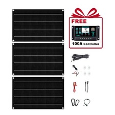 2400W Solar Panels - 3 x 800W Lightweight + Y-Cable for Emergencys