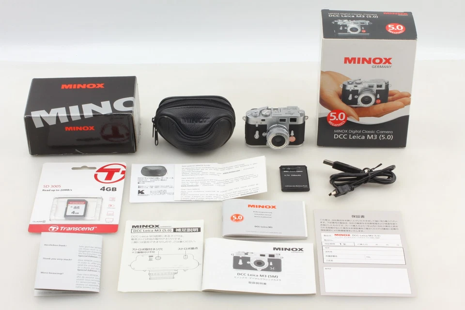 [Near MINT in Box] MINOX Digital Classic Camera DCC Leica M3 5.0 From JAPAN - Image 2 of 4