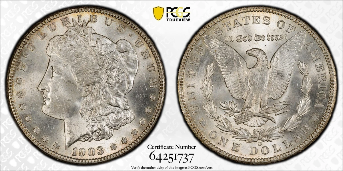 MS 64 Graded 1903 Year Morgan US Dollars (1878-1921) for sale | eBay