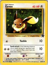 Eevee 55/82 Team Rocket Pokemon LP Unlimited