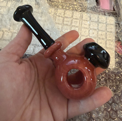 Phoenix Star Pipe Bowl Glass Super Cute Trippy Design red  Unique