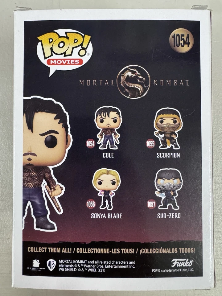 Cole 1054 ~ Mortal Kombat (2021) ~ Vinilo Funko Pop ~ Películas Foto 3 de 4