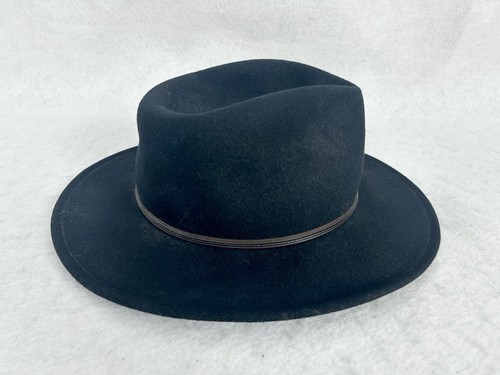 Gorra negra Country Gentleman Lite fieltro Outback 100 % lana repelente al agua - Imagen 2 de 10