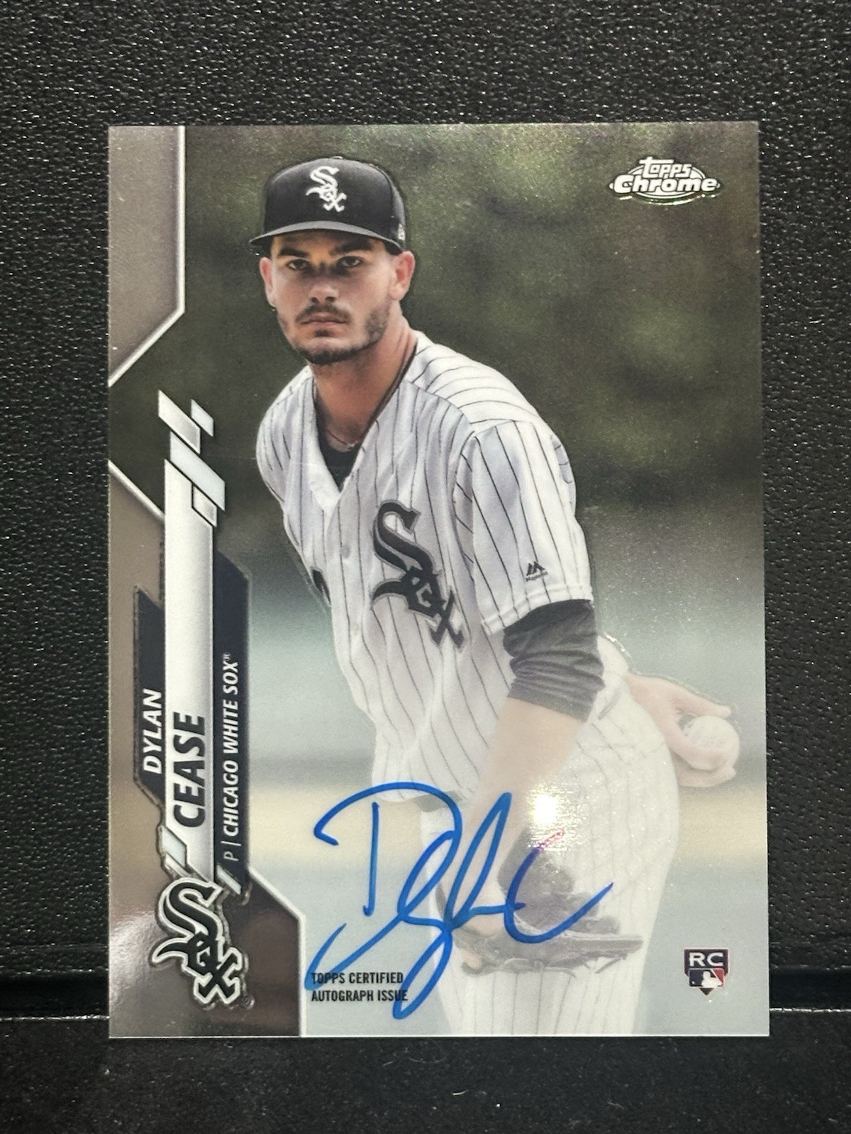 2020 Topps Chrome DYLAN CEASE RC AUTO #RA-DCE Chrome Rookie Autographs White Sox