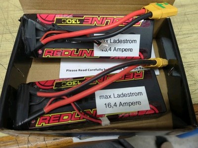 Gens ace Redline Serie 8200mAh 7,6V 130C 2S1P HardCase 58 # HV Lipo Akku