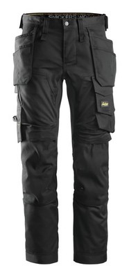 Snickers Workwear Stretch-Arbeitshose 6241, 50, schwarz