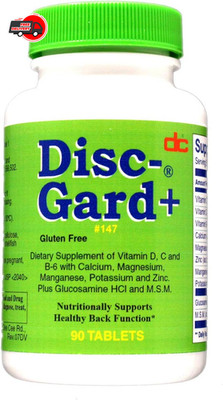 Disc Gard Plus Nutritional Supplement For Spinal Discs 90 Count Cartilage Sup...