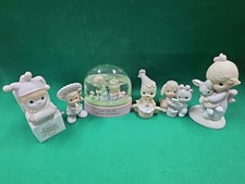 Precious Moments Porcelain Figurines Lot of 6 . VtG. HtF. '78 '90 '91 '92