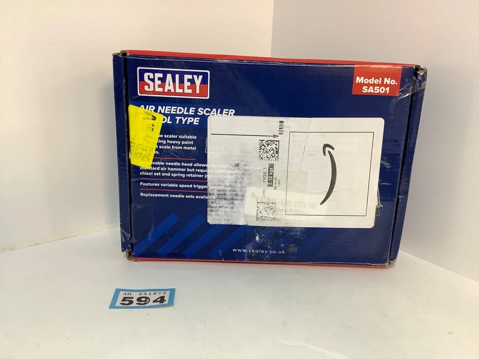 SEALEY AIR NEEDLE SCALER PISTOL TYPE SA501 *PREOWNED* - Image 2 of 4