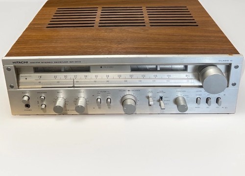 Vintage - Hitachi SR-804 AM/FM Stereo Receiver Silver Face Amp Class G