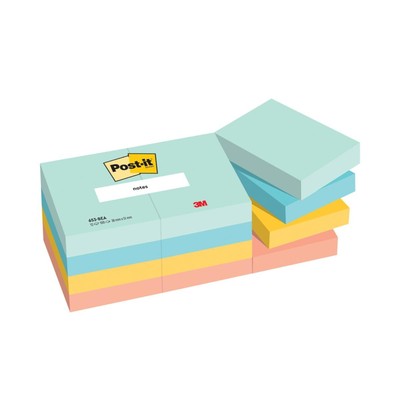 Haftnotizen Notes, 51 x 38 mm, Beachside Collection Post-it 653-12-BEA (40545969