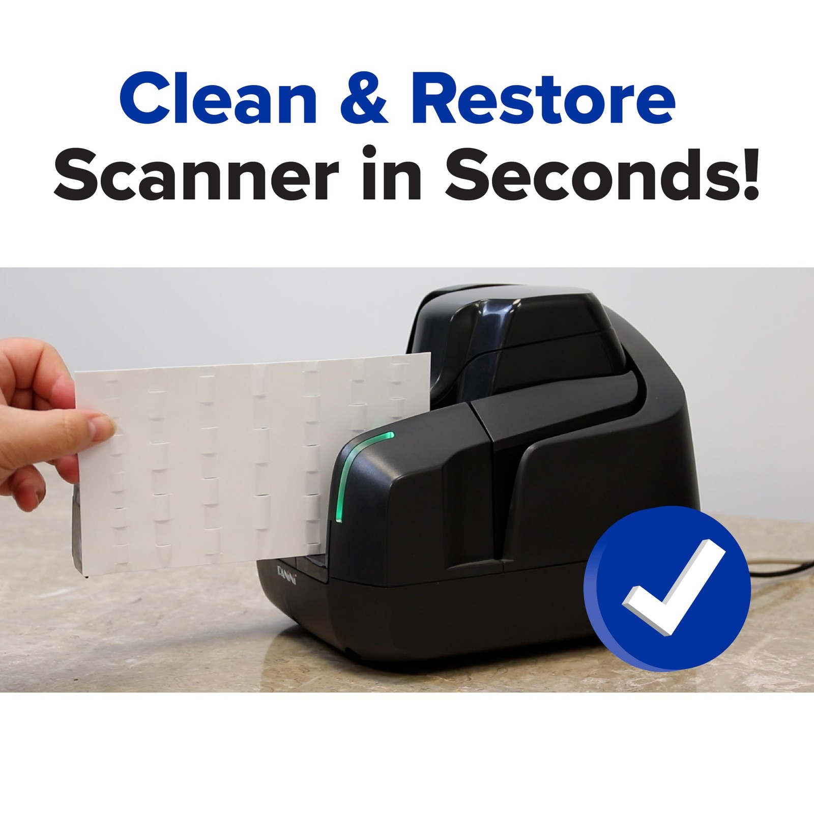 KICTeam - Waffletechnology® Cleaning Cards for Panini Check Scanners (15 Cards)