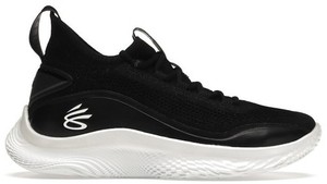 curry 4 low black and white