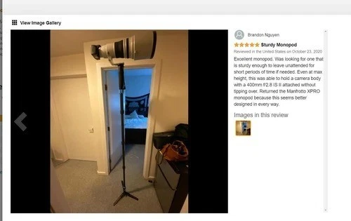 SIRUI Monopod P-424SR Carbon Fiber Photo/Video Stand Professional Travel - Image 4 of 4