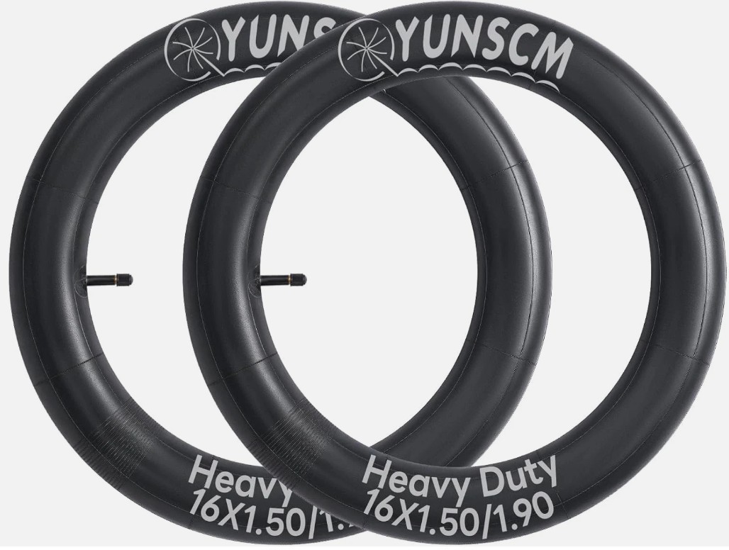 2-PCS 16" Heavy Duty Bike Tire Tubes 16X1.50/1.90 AV32MM 38/