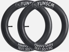 2-PCS 16" Heavy Duty Bike Tire Tubes 16X1.50/1.90 AV32MM 38/48-30