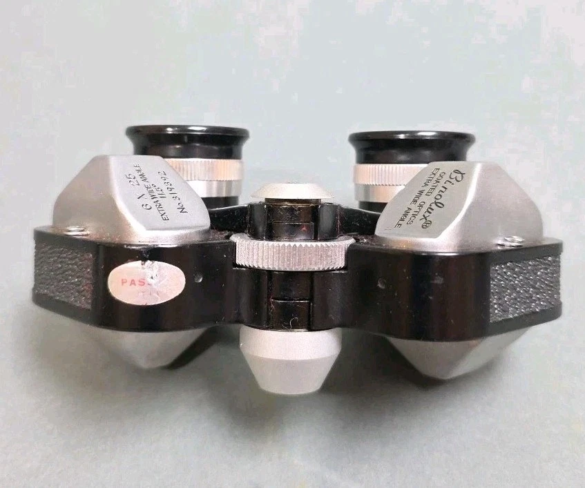 VINTAGE BINOLUX MICRON 6x25 THEATER BINOCULARS 11.5 Degree FOV - Image 3 of 4