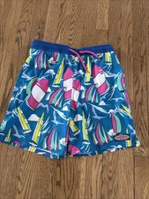 Vineyard Vines Swim Trunks Sailboats Boys Size L 16 