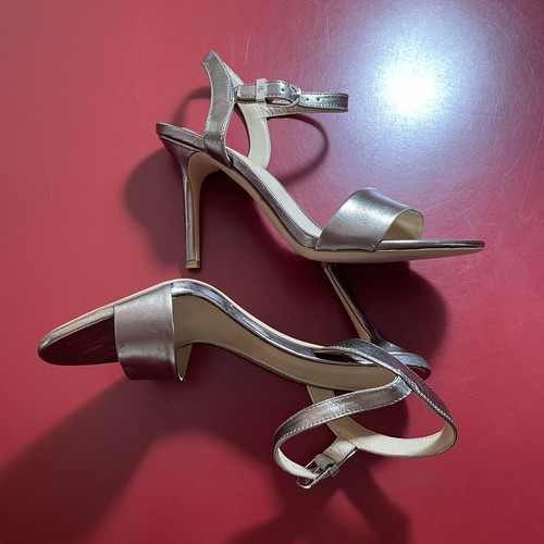 Ralph Lauren Gwen High Heel Gold Metallic Sandals Sexy Womens Size 7B Classic - 第 5/21 張圖片