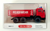 Wiking 062403 Schuttwagen Mb Feuerwehr 1:87 Neu In Ovp