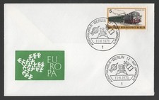 Germany 1971 Europa Space Philately  Cover. Train Stamp. Rocket, Satellite