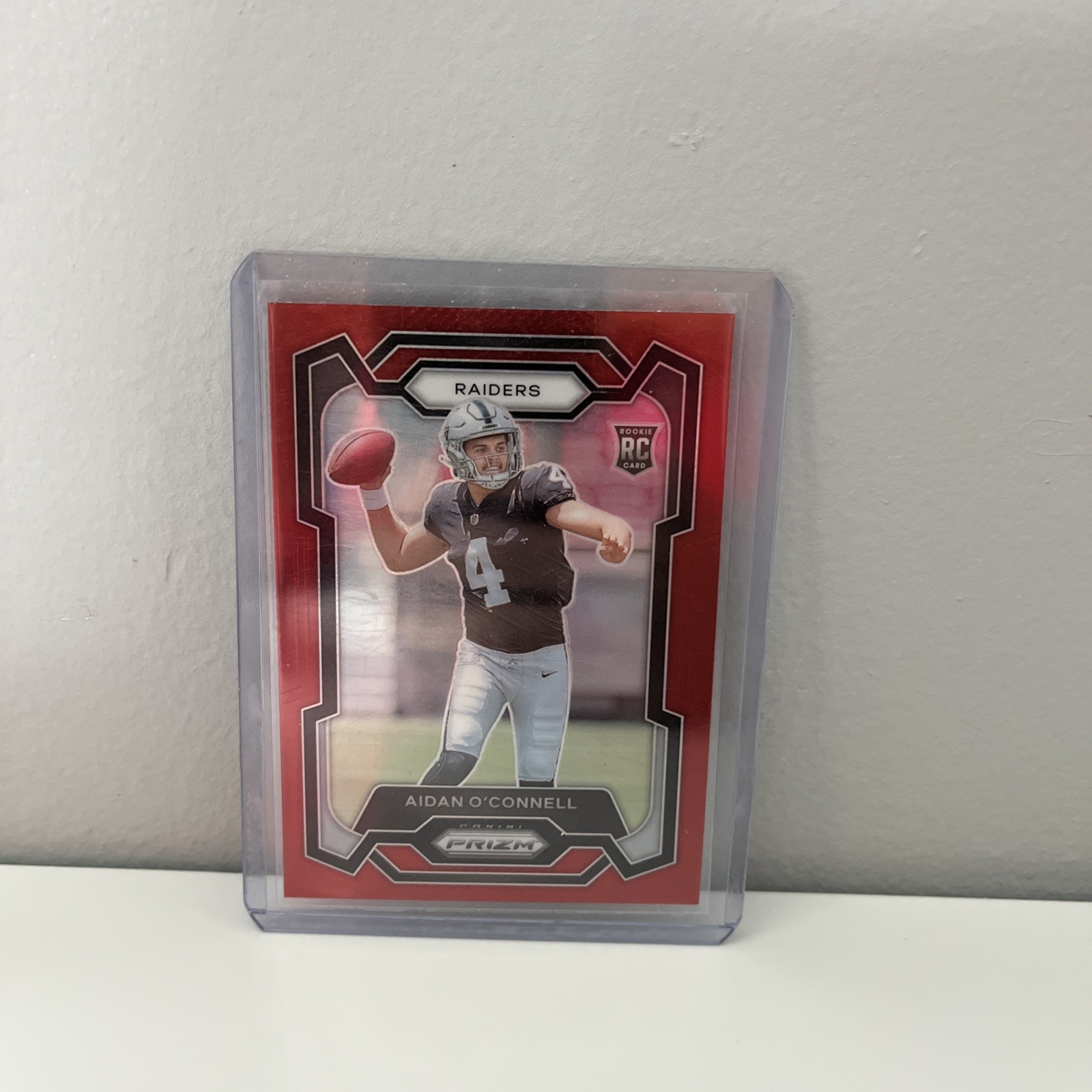 2023 Panini Prizm Rookies Aidan O'Connell #360 SSP Red Prizm (RC)