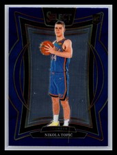 Nikola Topic Rookie Oklahoma City Thunder 2024-25 Panini Select #89 Blue