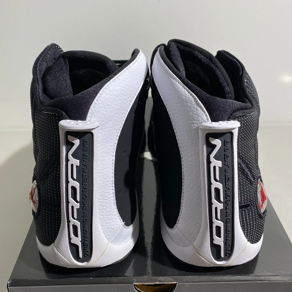 Talla 12.5 - Air Jordan 12.5 Team Negro Varsity Rojo Blanco 317176-061 ¡Envío rápido! Foto 4 de 4