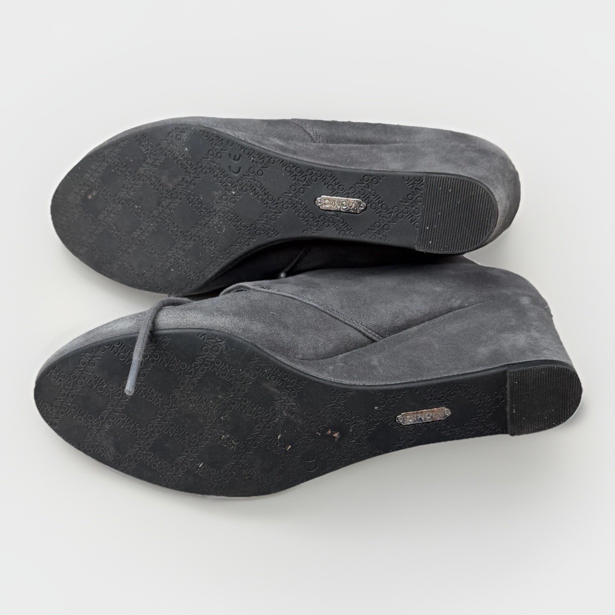 Vionic Elevated Becca Suede Wedge Boot Gray Women… - image 6