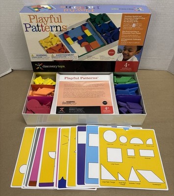 Discovery Toys Playful Patterns Foam Puzzle Educational Kids 2010 Missing 2 Pcs