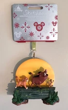 New Disney The Lion King  Simba, Timon, and Pumbaa Sketchbook Christmas Ornament