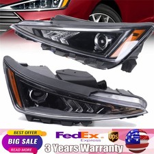 Halogen Headlight Headlamps Set Left Right Fit For Hyundai Elantra 2019 2020