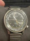 VINTAGE MENS SEIKO WORLD TIME AUTOMATIC WRIST WATCH REF 6127-7000 FREEPOST UK