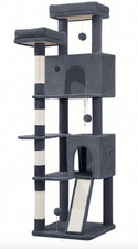 175 cm Cat Tree for Indoor Cats Multi layer Scratching Post with Large Platform