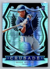 Nick Solak 2020 Panini Chronicles Rookie Crusade Hyper /299 #19