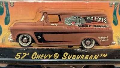 Jada 2002 1:64 Road Rats '57 Chevy Suburban Primer Brown - Big