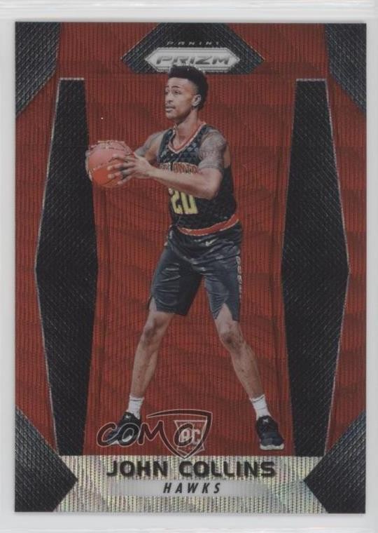 2017-18 Panini Prizm Ruby Wave Prizm John Collins #109 9su