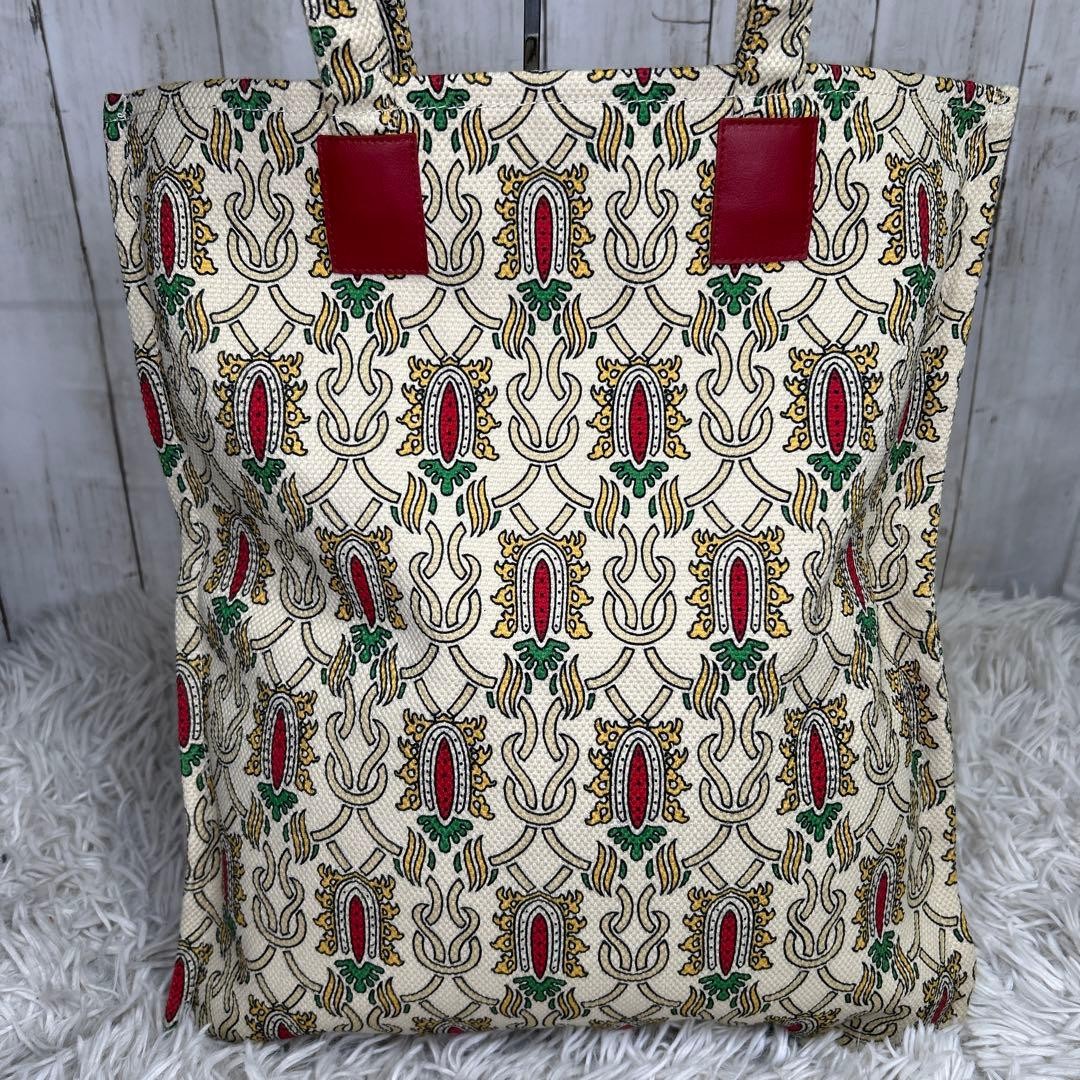 GUCCI Garden Tote Bag White Canvas Unisex A4 Limited Edition Authentic thumbnail 9