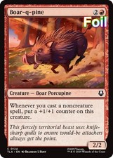 MTG TLA NM Common Boar-q-pine #124 Foil