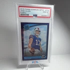 2018 Panini Donruss Optic Josh Allen #154 Purple Prizm /50 PSA 10 Bills