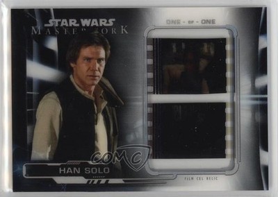 2019 Topps Star Wars Masterwork Film Cel Relic 1/1 Han Solo #FC-HS6 1cc7