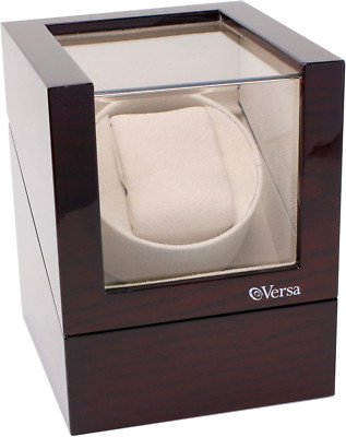 Cherry Wood Automatic Watch Winder - Ultra Quiet & Adjustable for Rolex