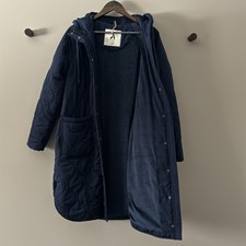 Nwot Amazon Essentials Women’s Mid-length Quilted Velour Lined Coat