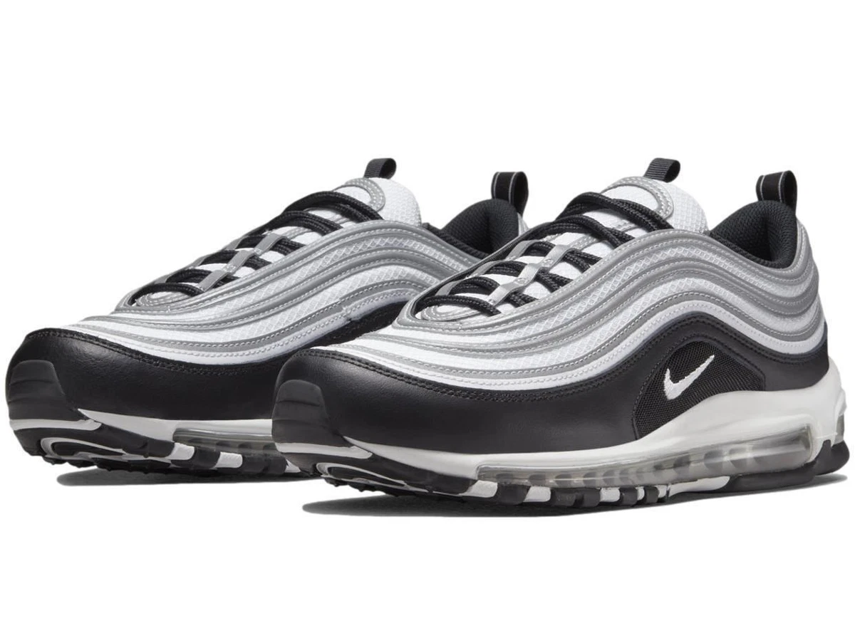 Nike Men's Air Max 97 Shoes - Black / Reflect Silver / Metallic