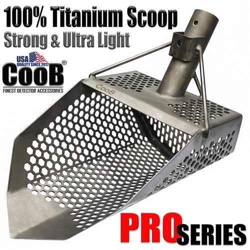 CooB TITANIUM Beach Sand Scoop Metal Detector Detecting Hunting Tool HUNTER