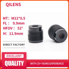 QILENS HD 2 megapixel 9.9mm CCTV lens M12 P0.5 for security surveillance cameras